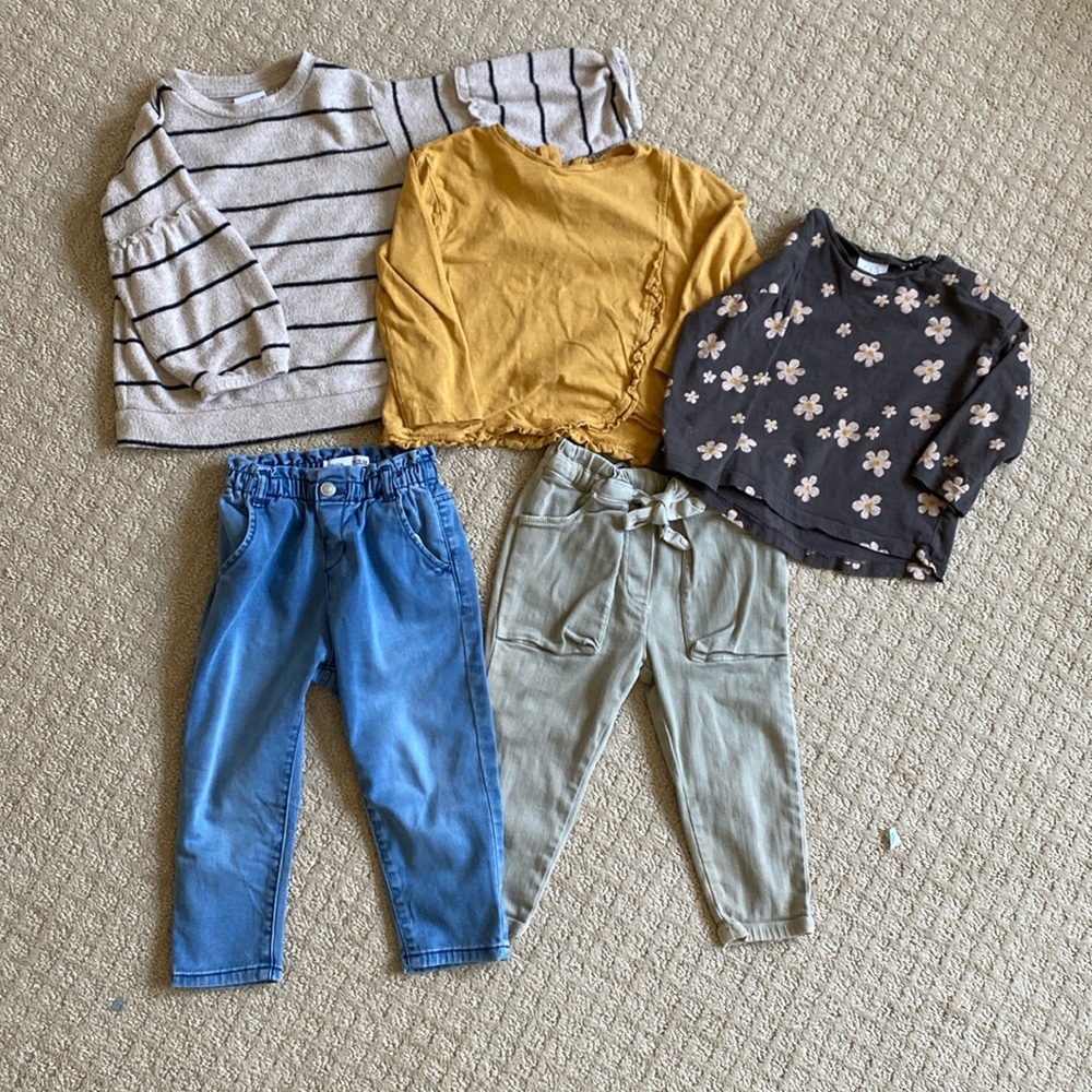 Zara 18-24 month lot of shirts and pants